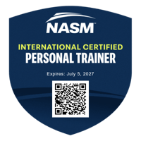 NASM Certified Personal Trainer badge